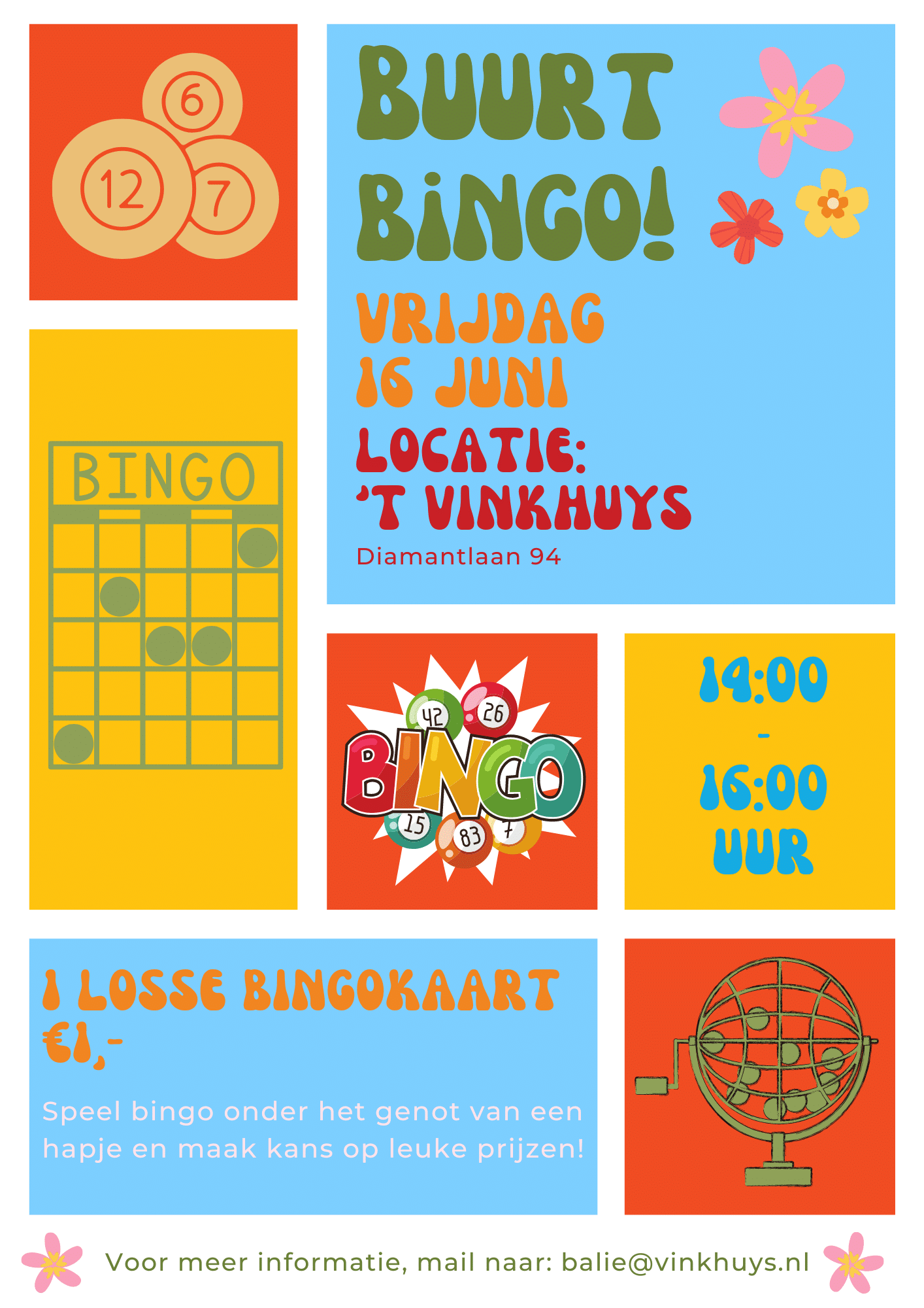 Buurt bingo- 16 juni